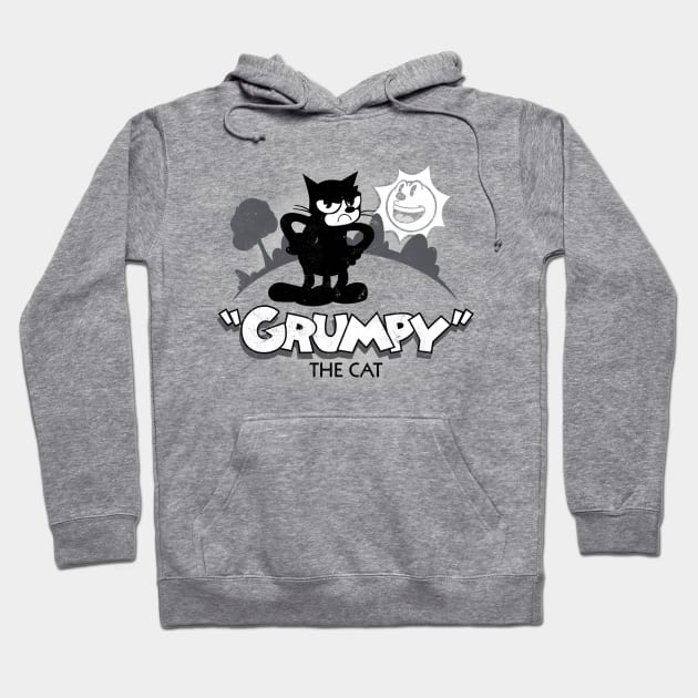 Cranky Cat Hoodie by trapperjon